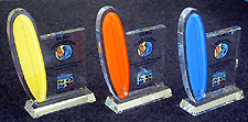 Acrylic Surfing Trophies